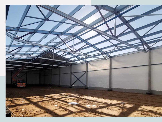 Строительство сенохранилищ в Удомле