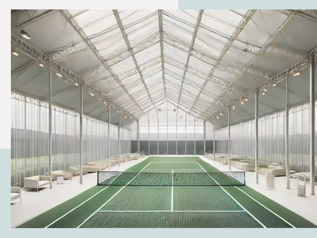 Строительство теннисных кортов в Удомле