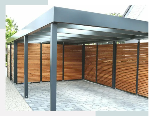 Навесы для парковки в Удомле