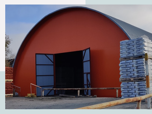 Полукруглые ангары по цене от 623 руб. в Удомля