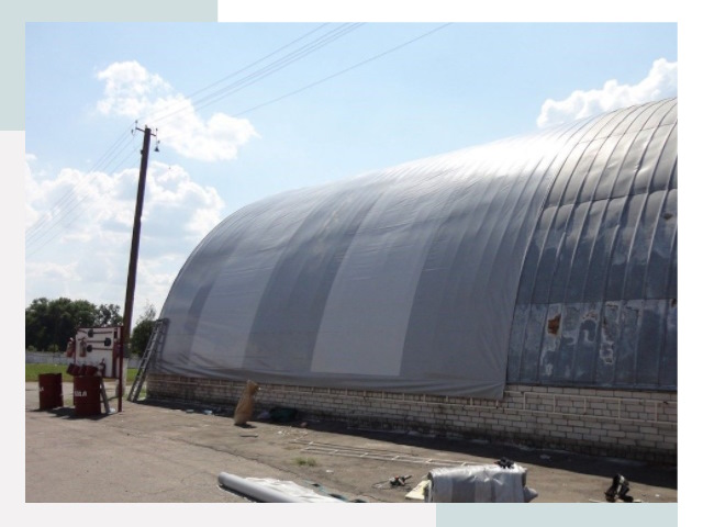 Ремонт ангаров в Удомле