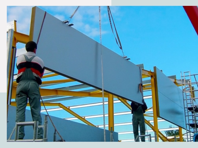 Монтаж сэндвич-панелей в Удомле от 623 руб.