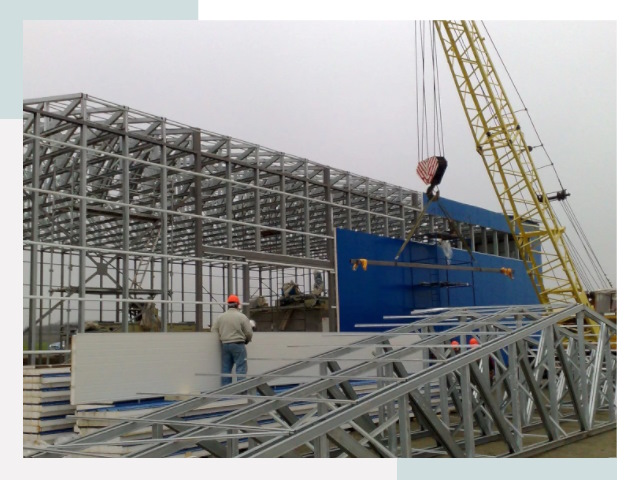 Монтаж ангаров в Удомле