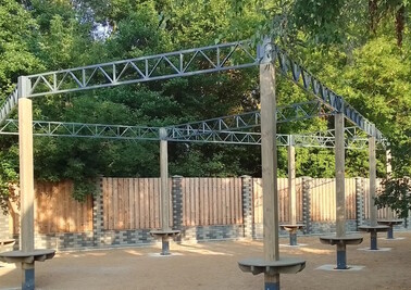 Терраса из металлоконструкций под ключ, проектирование, изготовление и монтаж от СтальСтрой-Дмл